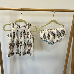 Pink Chicken - Baby Girls Jaipur Set - Vintage Soft Serve